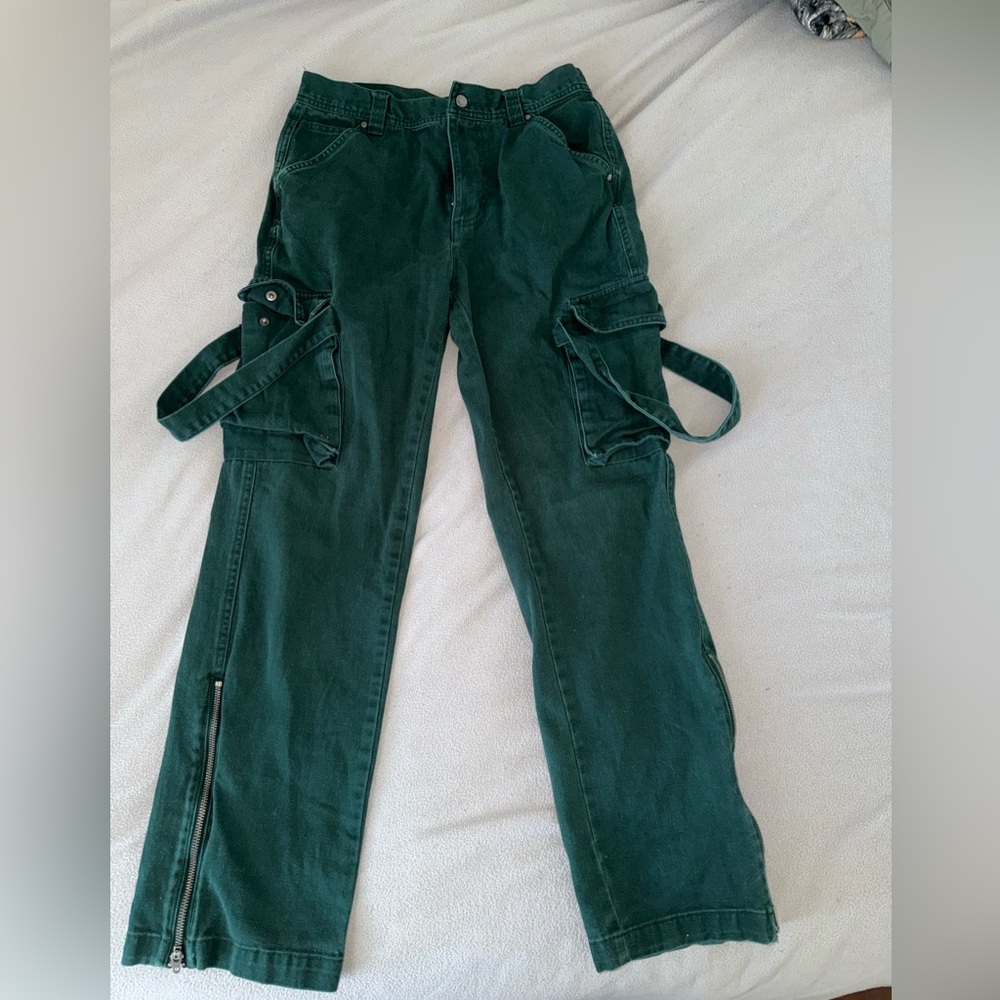 Urban Outfitters Green Cargo Pants